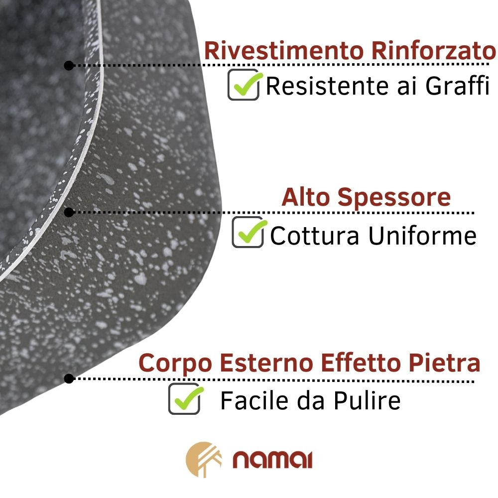 Teglia Forno Rettangolare Lasagnera Antiaderente caratteristiche