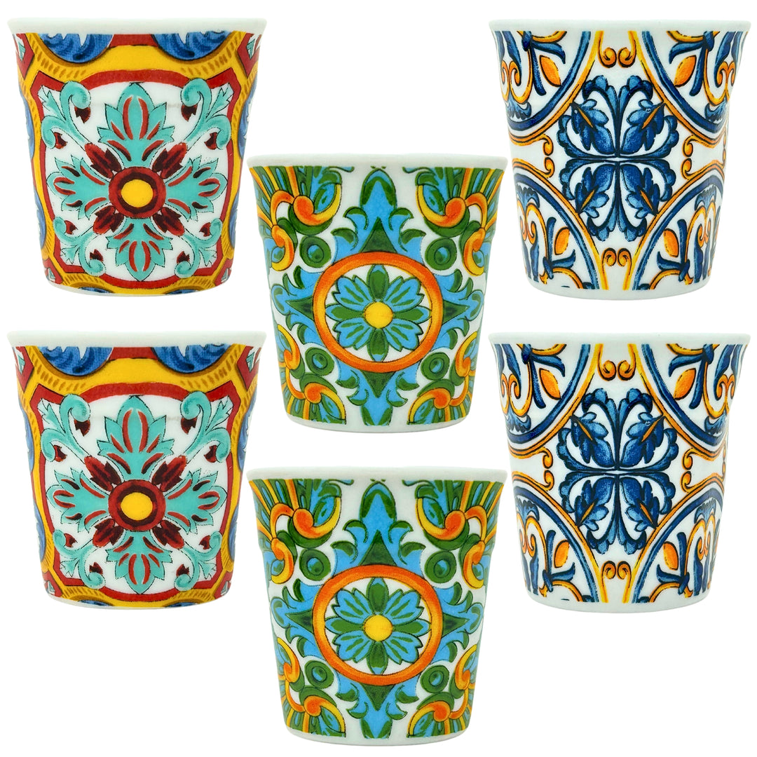 Set 6 Tazze Particolari