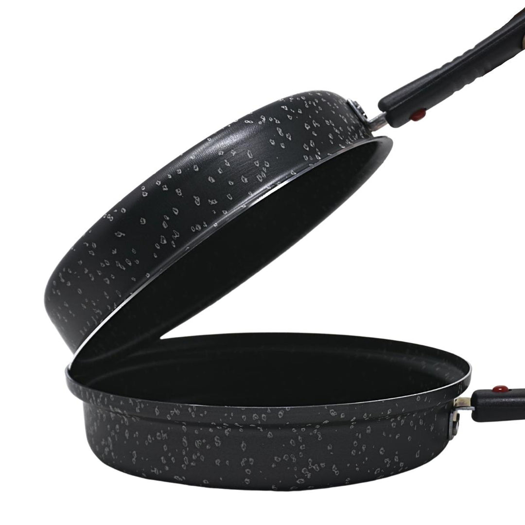 Padella per frittata, girafrittata antiaderente manico Removibile made In Italy.