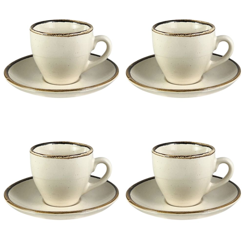 Set 4 tazze crema