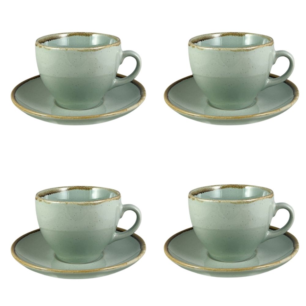 Set 4 tazze acquamarina