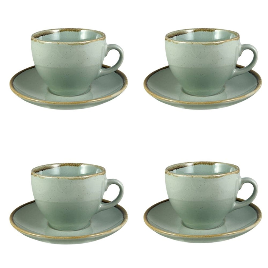 Set 4 tazze acquamarina