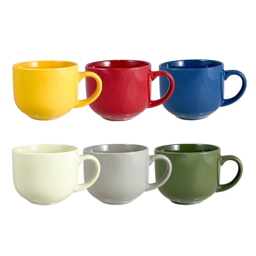 Tazze 6 colori misti