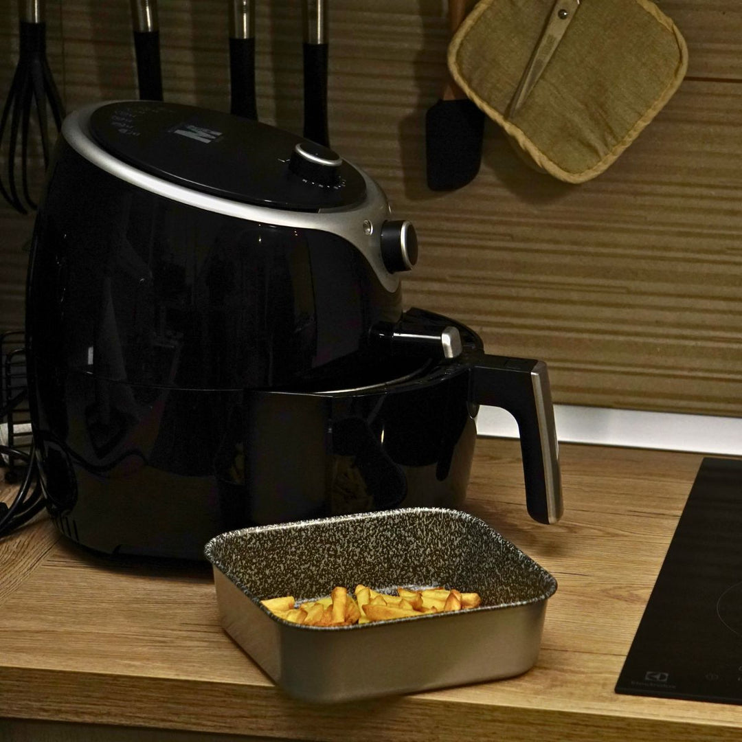 Set Teglia 20x20 e Spruzzino Olio | Cucina Sana e Croccante con Facilità