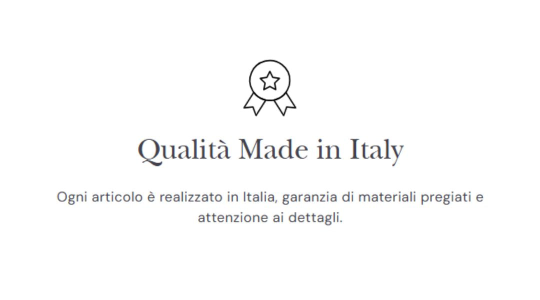 Qualità Made in Italy con marchio di qualità