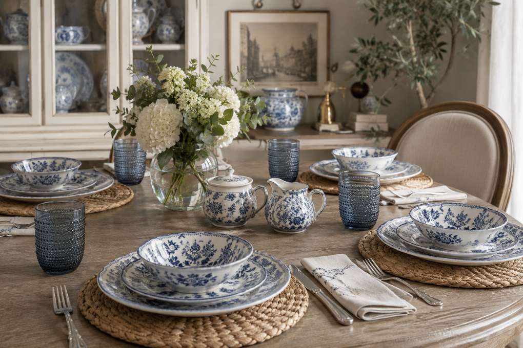 Guida alla tavola con stile inglese