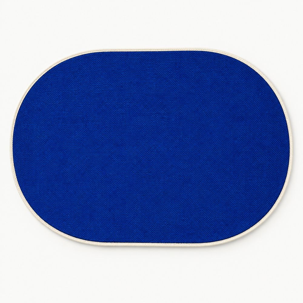 Set 6 Sottopiatti - Tovagliette Ovale - 45x30 | Blu