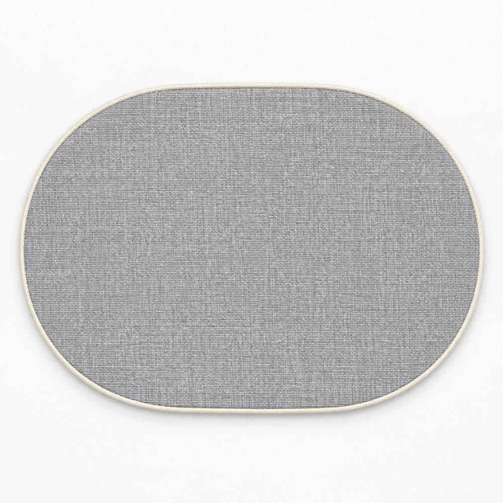 Set 6 Sottopiatti - Tovagliette Ovale - 45x30 | Grigio