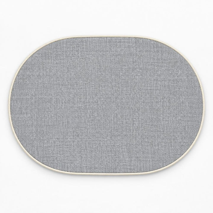 Set 6 Sottopiatti - Tovagliette Ovale - 45x30 | Grigio
