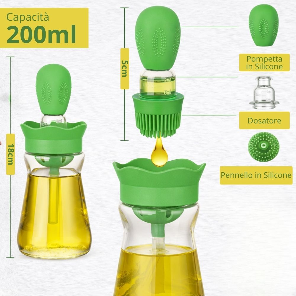 Oliera con pennello | 200 ml