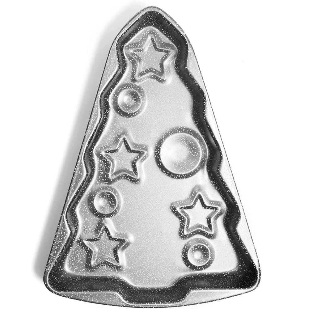 Teglia albero di natale, stampo torta natale in alluminio antiaderente