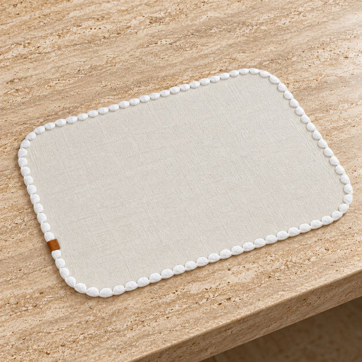 Set 6 Sottopiatti - Tovagliette Rettangolari - 38cm | Grigio
