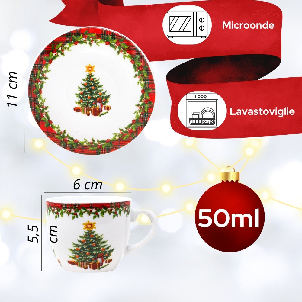 Caratteristiche tazzine e piattini natalizi (33634390) (38867836)