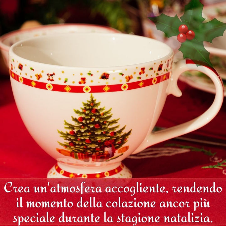Tazza natalizia albero 400 ml immagine 2