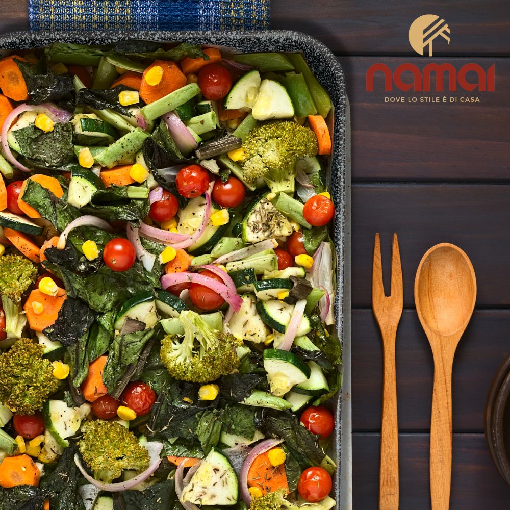 Teglia forno classica antiaderente in alluminio, lasagnera, per lasagne, lasagne alla bolognese, pasta al forno, verdure al forno