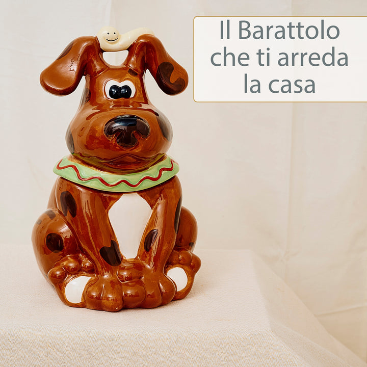 Porta Biscotti Cane con Sensore Sonoro