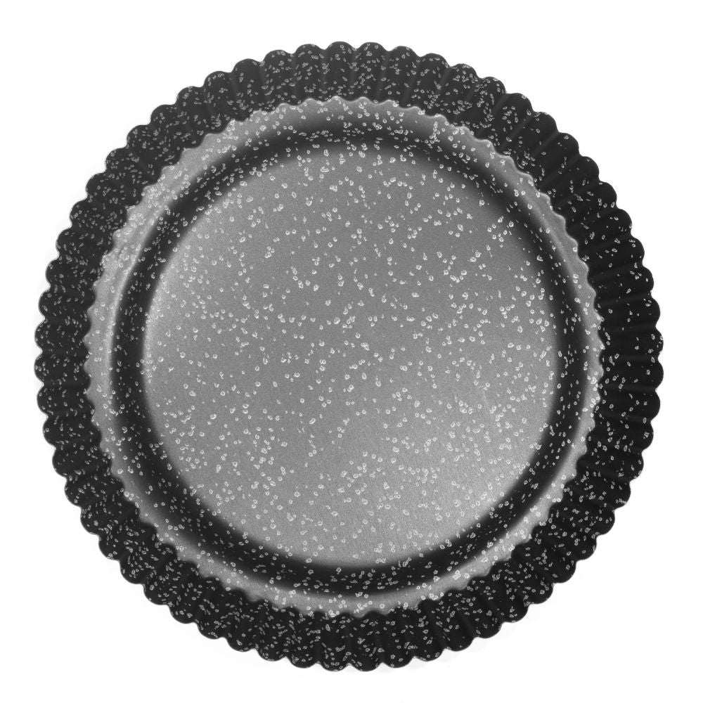 Stampo Per Crostata In Acciaio Al Carbonio | 32 Cm | 7 Strati Antiaderente | Per Dolci E Salate | Nero - Foto 12