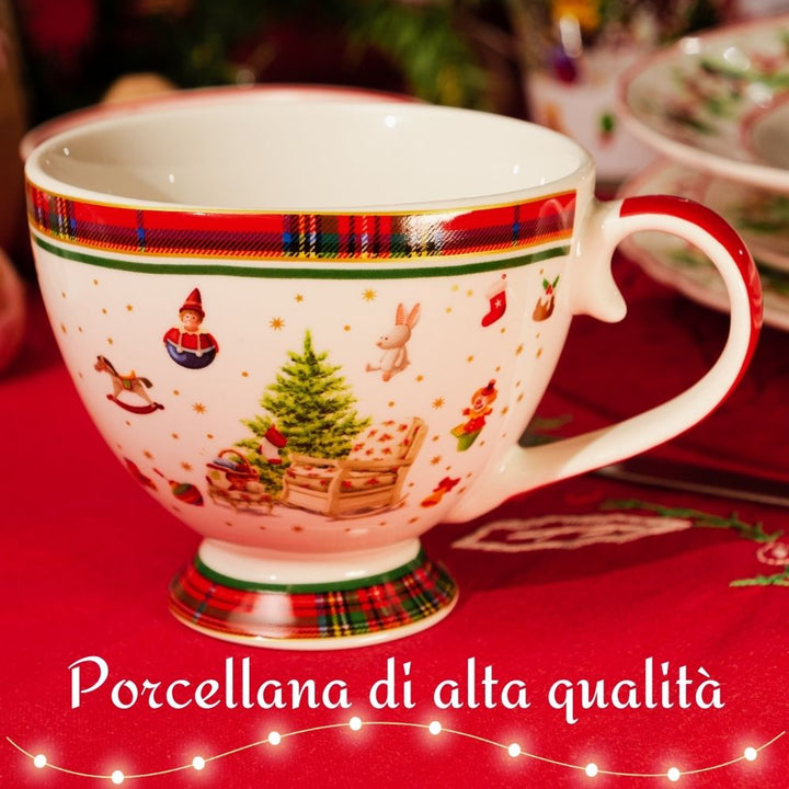 Tazza natalizia albero 400 ml