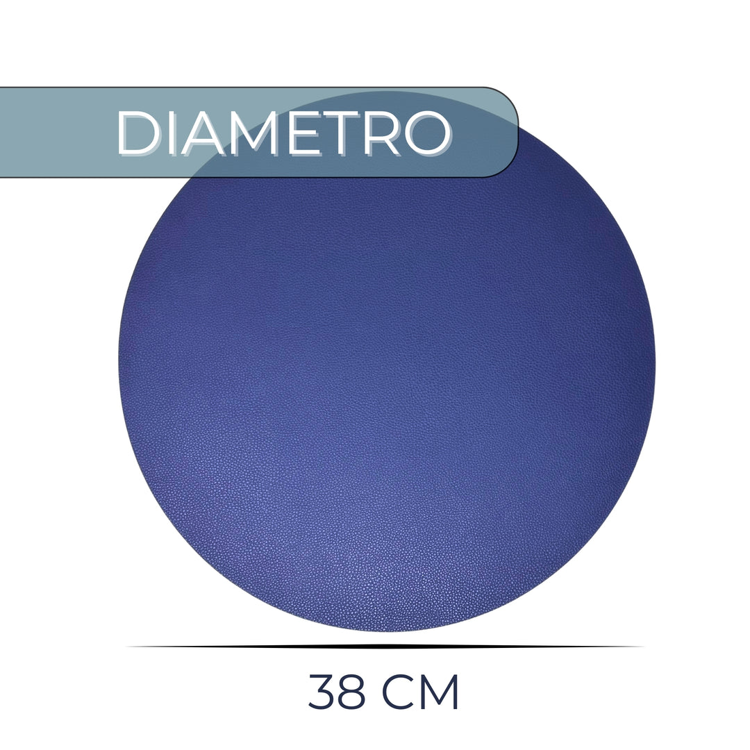 Sottopiatti - Tovagliette Americane Lavabili | Similpelle Blu - Tiffany