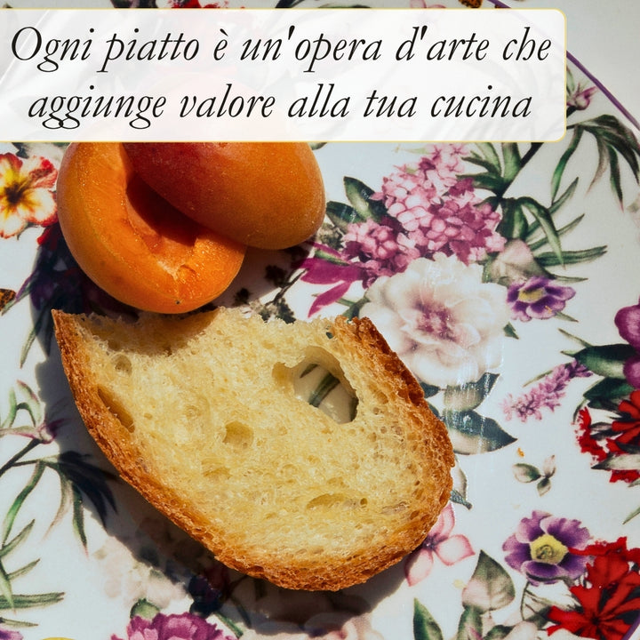 Servizio Piatti 18 Pezzi in Porcellana – Collezione Victoria | Raffinatezza e Armonia Floreale