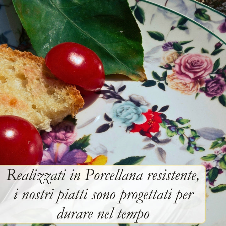 Servizio Piatti 18 Pezzi in Porcellana – Collezione Asturias | Raffinatezza e Armonia Naturale