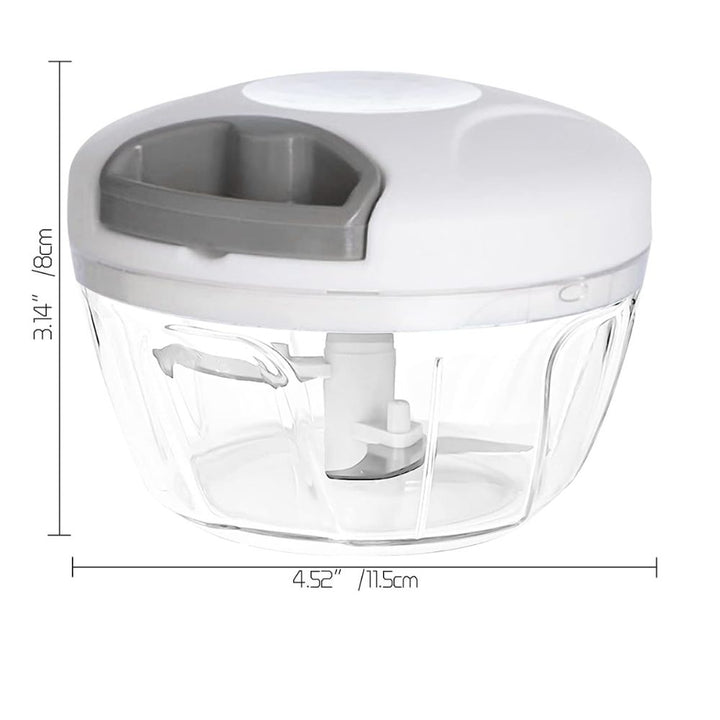 Tritatutto Manuale a Corda 500 ml Trita Verdure Manuale misure