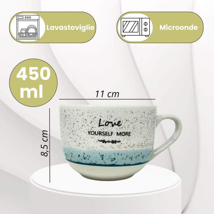 Smilatte M101 - Set di 4 tazze da caffè impilabili da 350 ml, in ceramica, motivo marmo, per ragazzo, ragazza, amante, donne, uomini, colore: rosa Smilatte M101 - Set di 4 tazze da caffè impilabili da 350 ml, in ceramica, motivo marmo, per ragazzo, ragazza, amante, donne, uomini, colore: rosa
