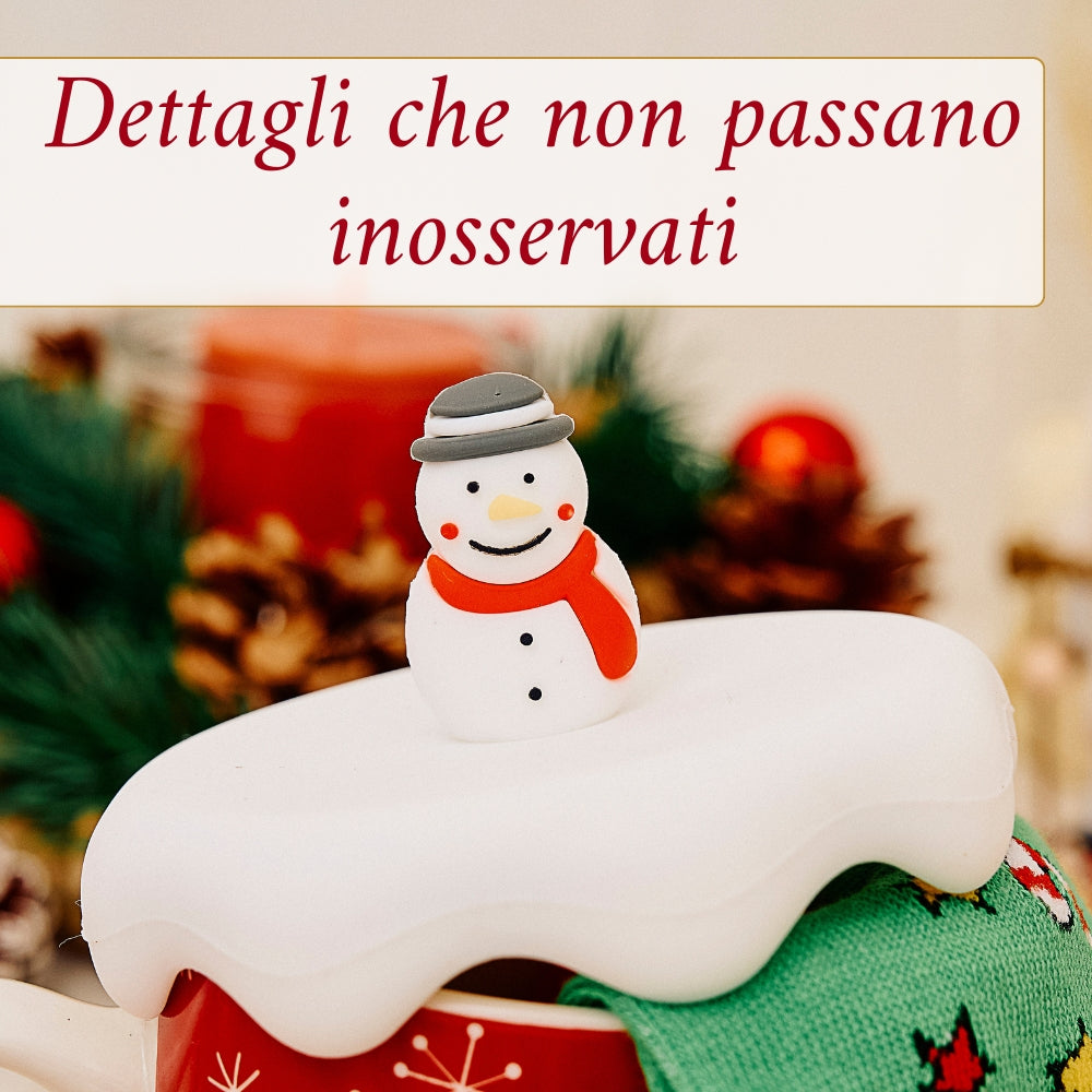 Set di Tazza Colazione Natale e Calze Natalizie | Regalo Natale