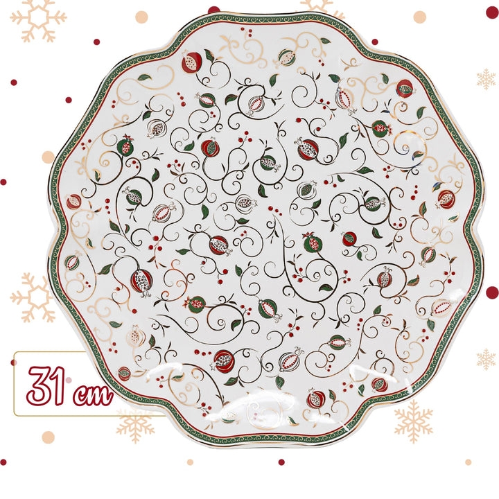 Piatto Panettone 31 cm – Tempo di Festa | Design ed Eleganza
