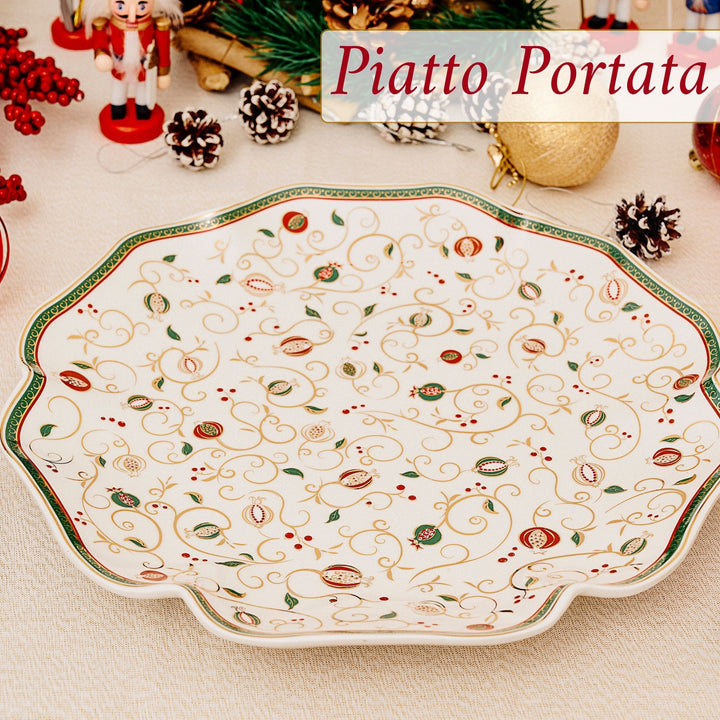 Piatto Panettone 31 cm – Tempo di Festa | Design ed Eleganza