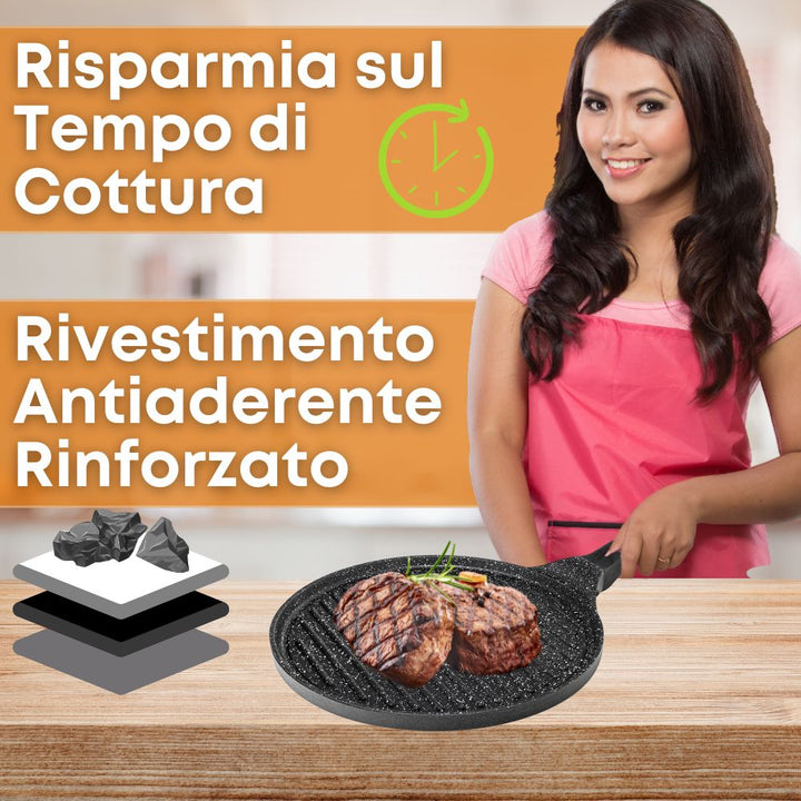 Set Bistecchiera & Piastra Waffle | Tognana (2 pezzi)