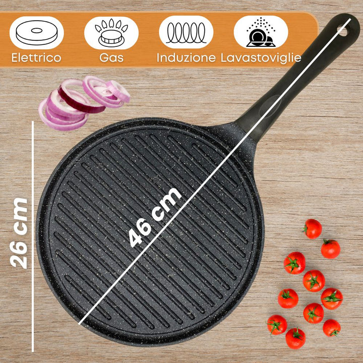 Set Bistecchiera & Piastra Waffle | Tognana (2 pezzi)