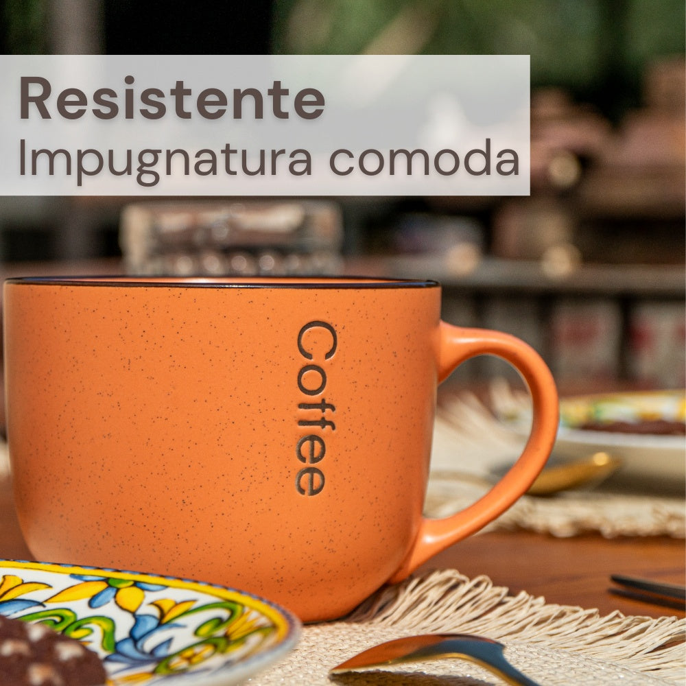 Tazza Colazione Grande arancione