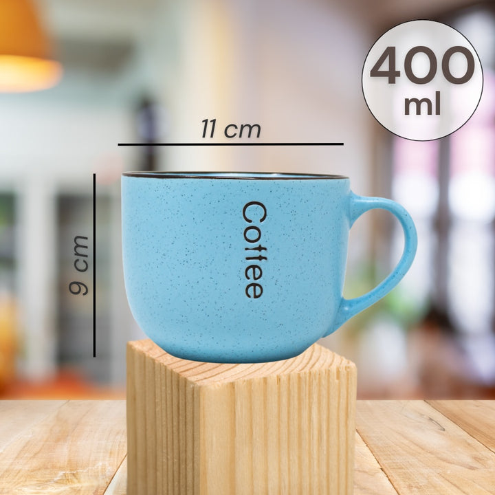 Tazza colazione azzurra 400 ml
