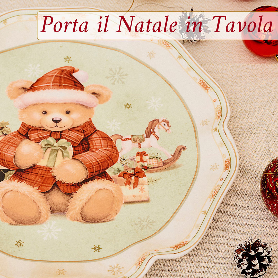 Piatto Panettone 30 cm – Coccole | Dolcezza in Tavola