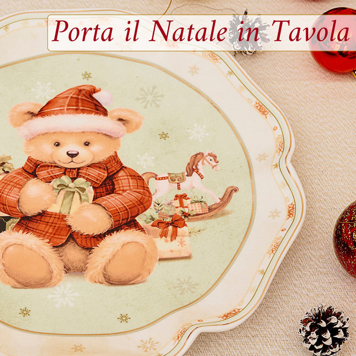Piatto Panettone 30 cm – Coccole | Dolcezza in Tavola