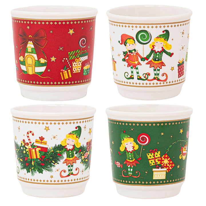 Set 4 Bicchierini Caffè 50 ML - ElfoMagia - | Calore e Tradizione