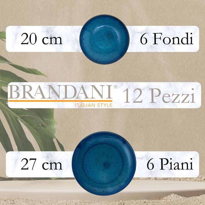 Servizio Piatti 6 Persone in Porcellana - Brandani Basic | L’Eleganza che trasforma la tua tavola
