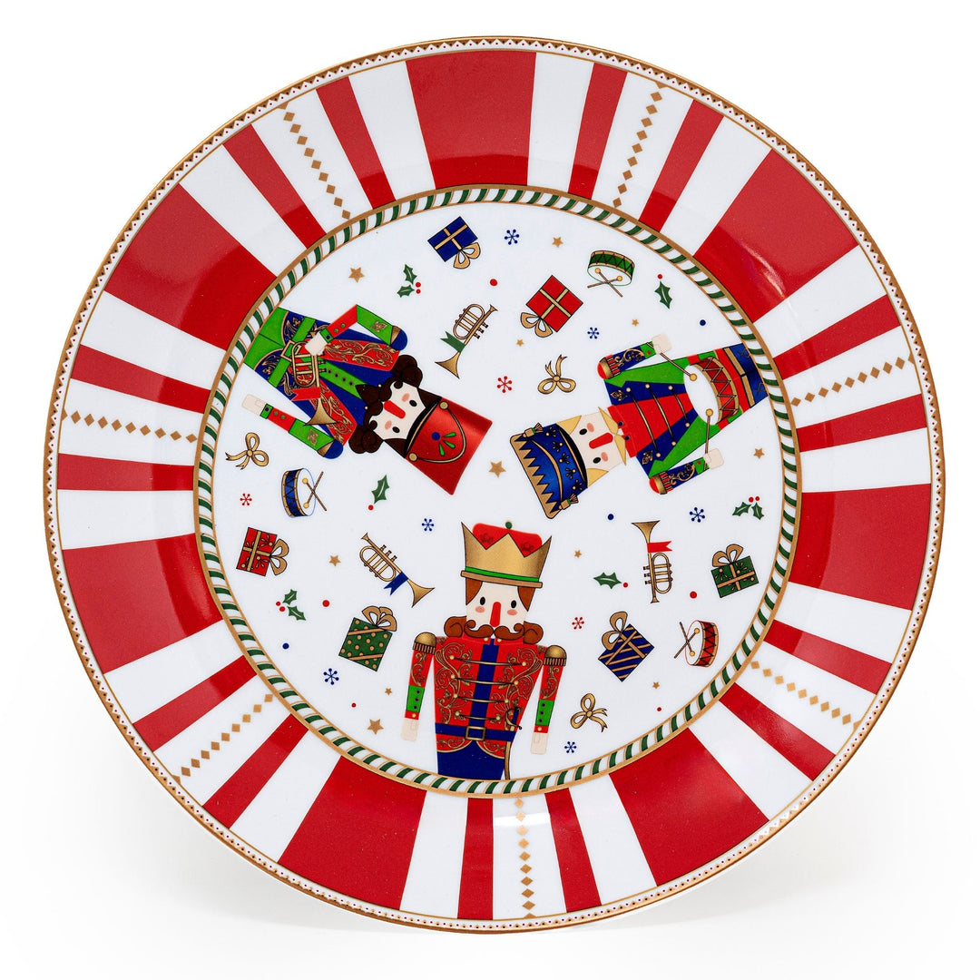 Piatto Panettone 30 cm – Schiaccianoci | Eleganza in Tavola