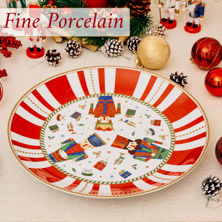 Piatto Panettone 30 cm – Schiaccianoci | Eleganza in Tavola