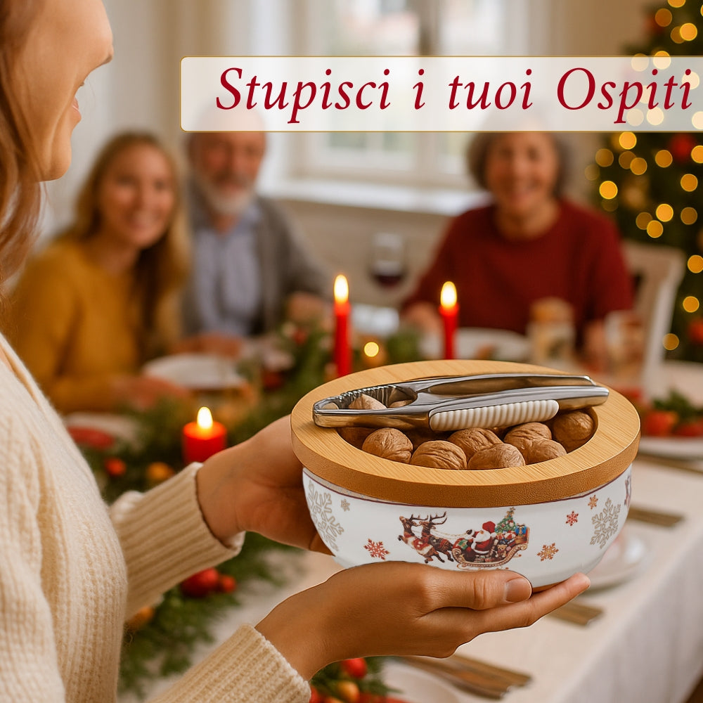 Set di Porta Noci e Schiaccianoci per Noci