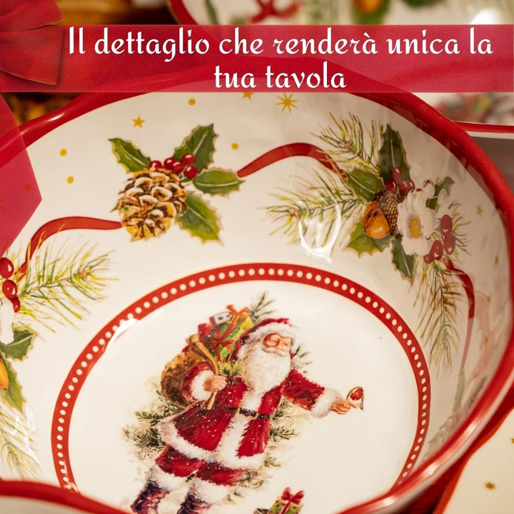 Ciotola Natalizia babbo natale