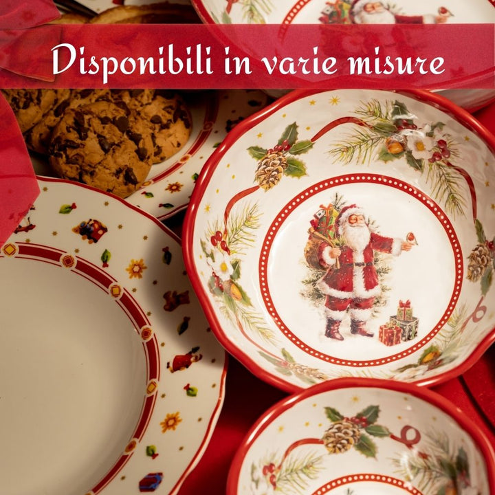 Ciotola Natalizia babbo natale descrizione