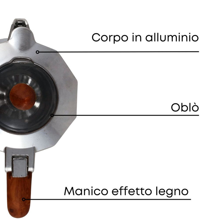 Moka Giada dall'alto caratteristiche