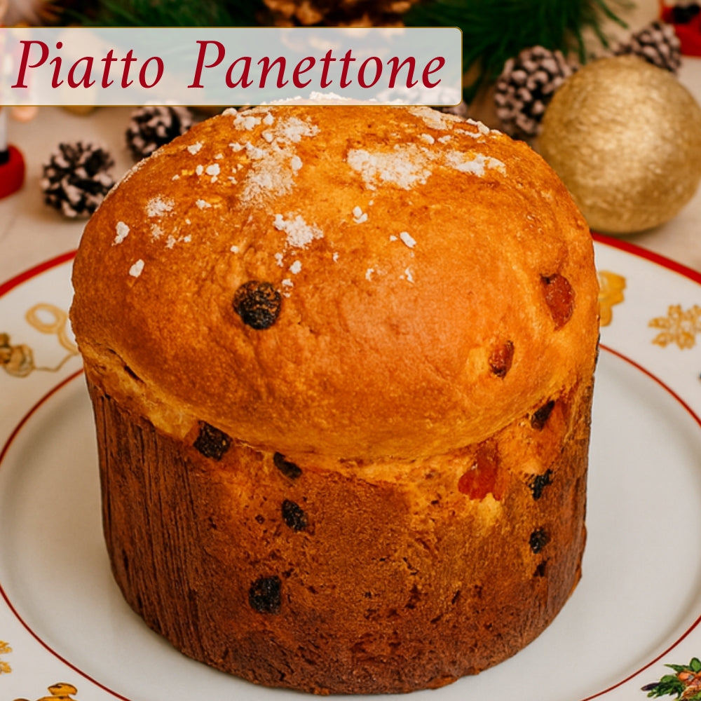 Piatto Panettone 33 cm – Christmas Gazebo | Eleganza e Tradizione