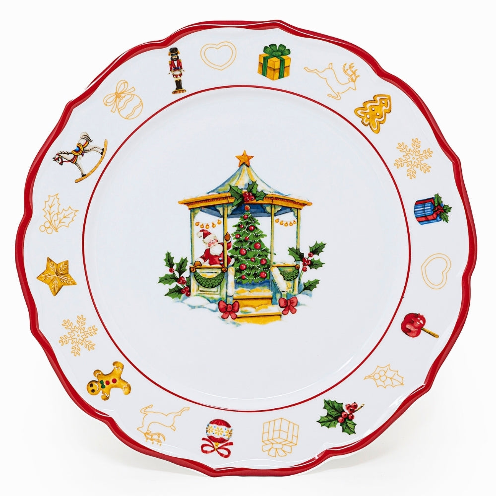 Piatto Panettone 33 cm – Christmas Gazebo | Eleganza e Tradizione