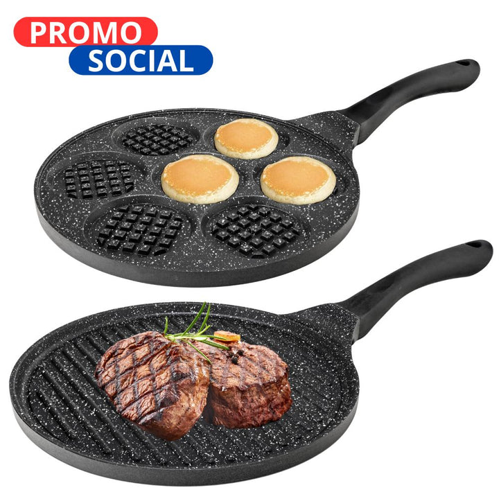Set Bistecchiera & Piastra Waffle | Tognana (2 pezzi)